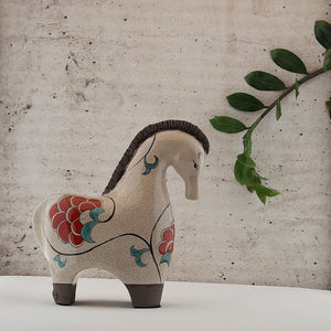 Red bud patterned Horse (L)