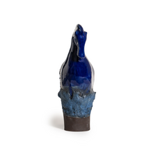 Load image into Gallery viewer, Navy Lava Glazed Horse (XL)
