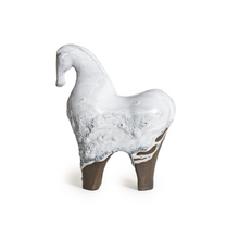 Load image into Gallery viewer, White Lava Glazed Horse (XL)
