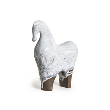Load image into Gallery viewer, White Lava Glazed Horse (XL)
