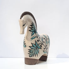 Load image into Gallery viewer, Blue flower patterned Horse (L)
