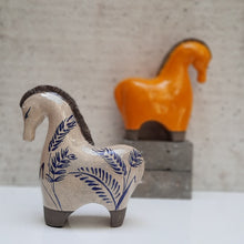 Load image into Gallery viewer, Navy color branched patterned Horse (L)
