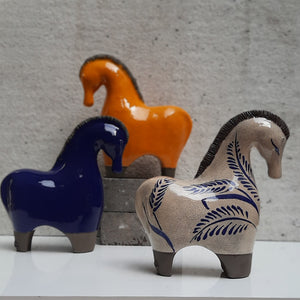 Navy color branched patterned Horse (L)